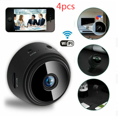 A9 Telecamera di sicurezza con aspirazione magnetica Telecamera HD Visione notturna a infrarossi intelligente per la casa