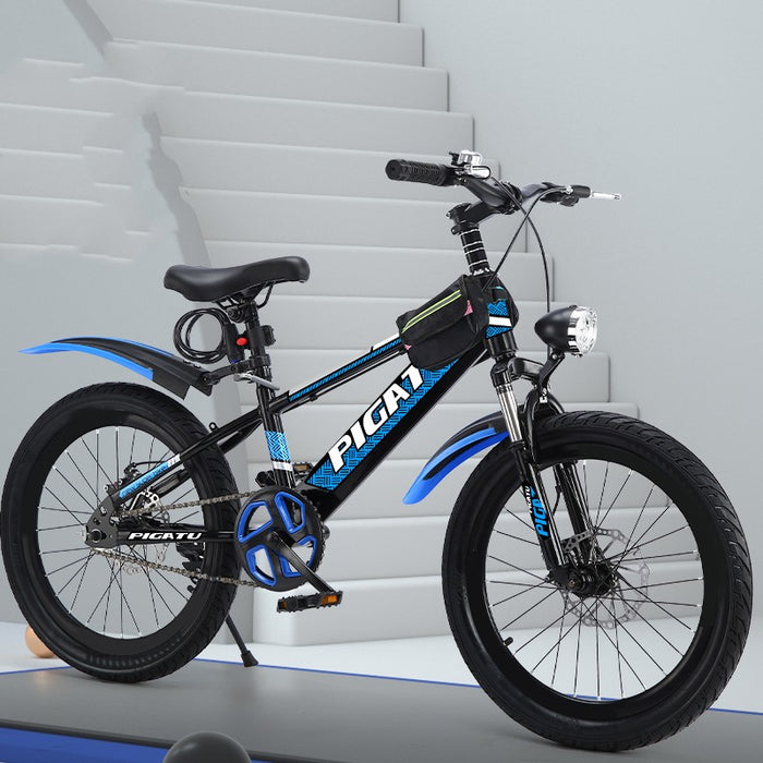 Bicicleta de montaña de velocidad variable con absorción de impactos de una sola pupila