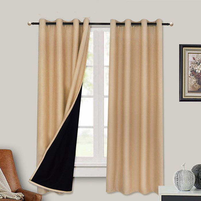 Tenda di vendita calda completamente oscurante con fodera nera sul retro