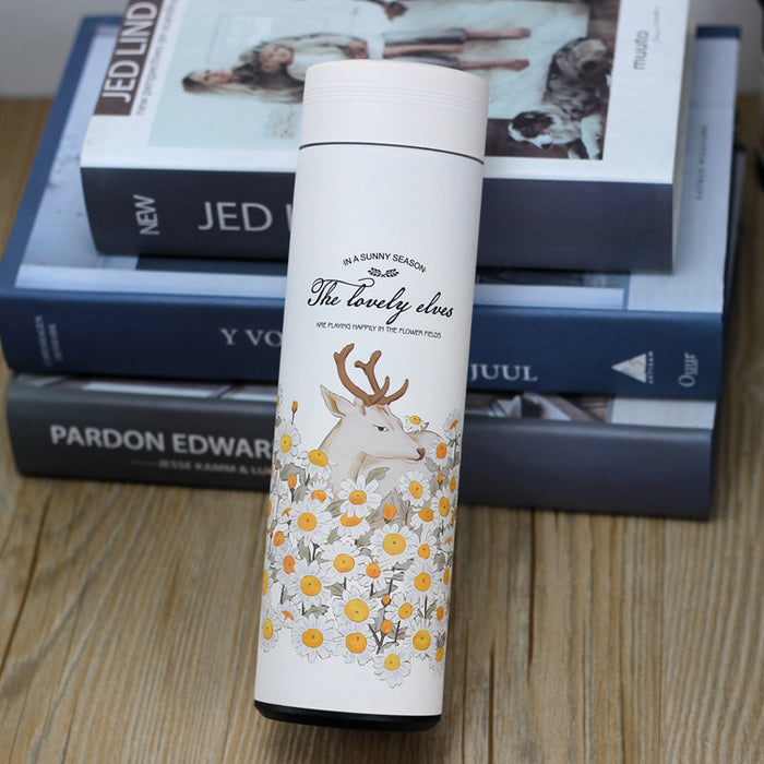 portable stainless steel thermos mug
