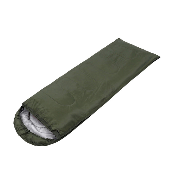 Sac de couchage de Camping en plein air pour adultes, léger et Portable, imperméable, voyage, randonnée, avec bonnet