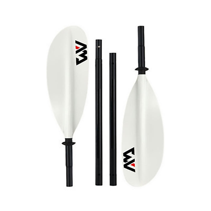 Canoe White Aluminum Alloy Rod Plastic Paddle