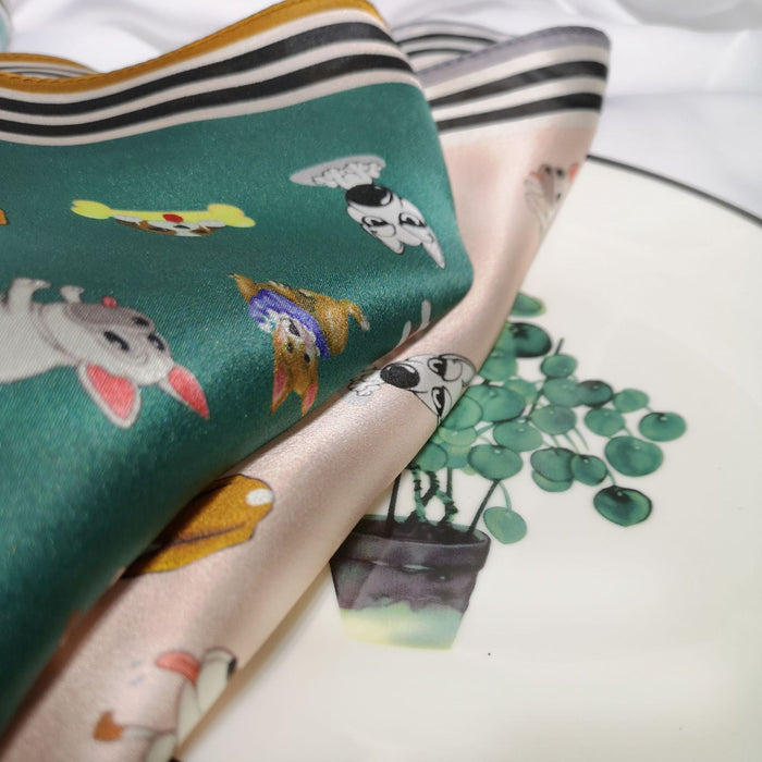Seidenschal Halstuch Bandana Schal für Frauen