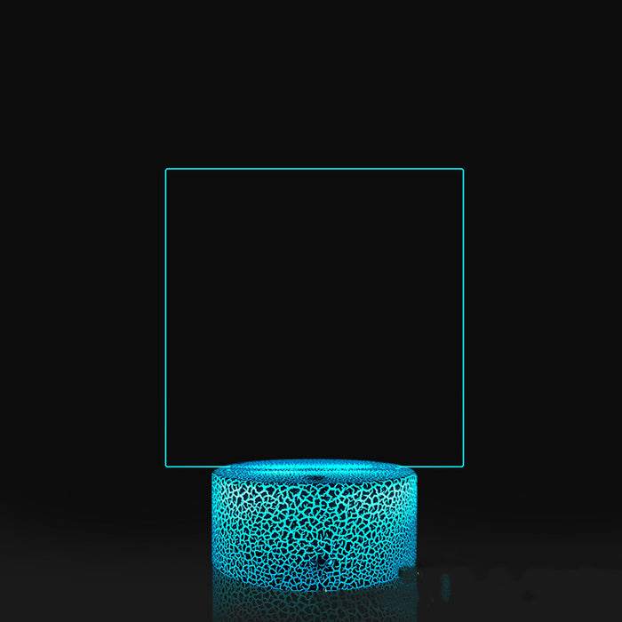 Luce LED per bacheca per messaggi in acrilico 3D