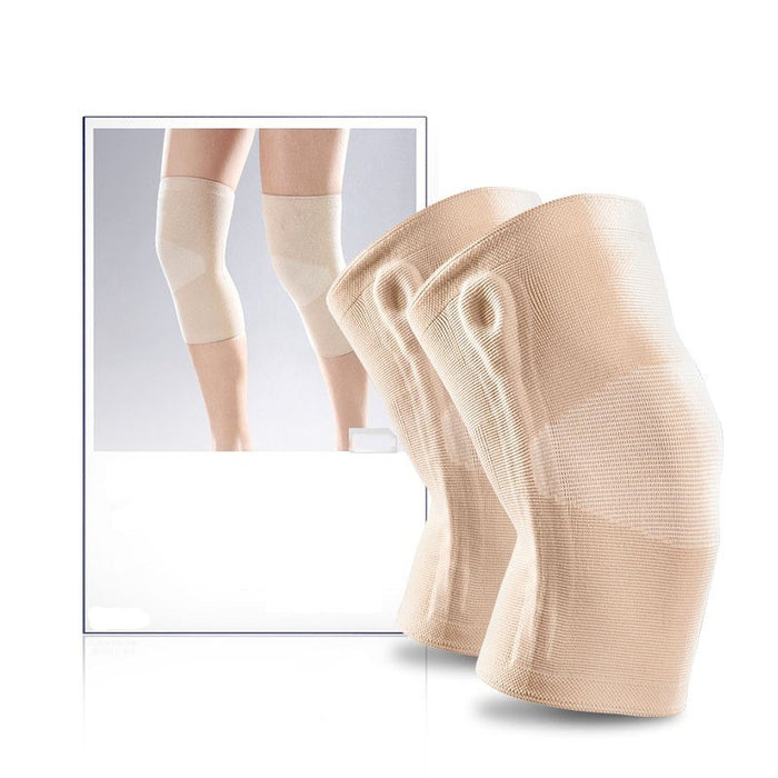 Knitted warm basketball knee pads