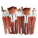 22-teiliges Kosmetik-Make-up-Pinsel-Set