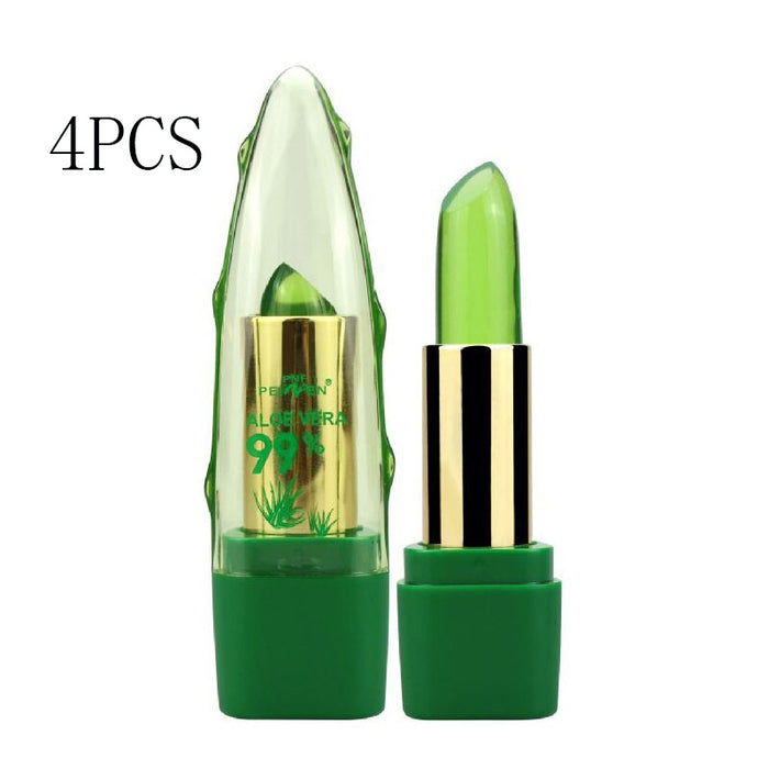 Aloe Vera Gel Farbwechselnder Lippenstift-Glanz-Feuchtigkeitsspender