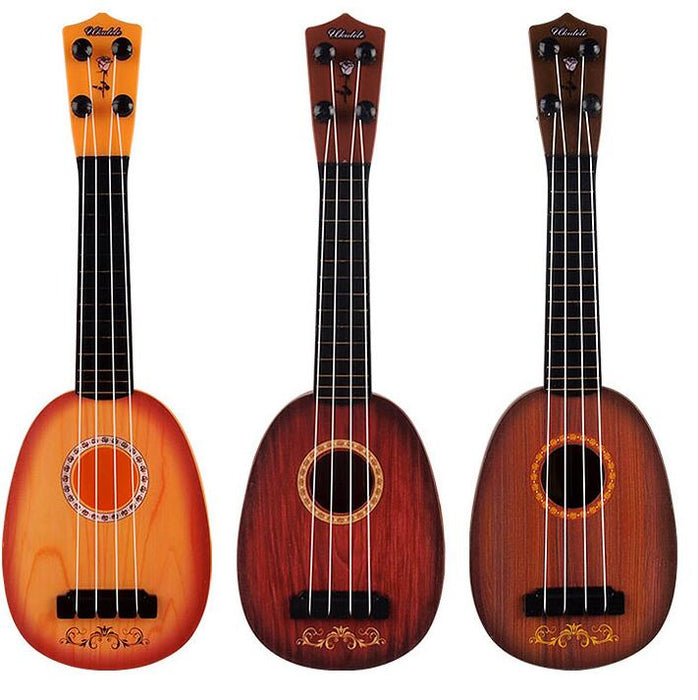 Novo brinquedo musical da primeira infância guitarra ukulele quebra-cabeça pode tocar um instrumento musical brinquedo presente atacado