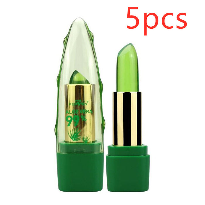 Aloe Vera Gel Farbwechselnder Lippenstift-Glanz-Feuchtigkeitsspender