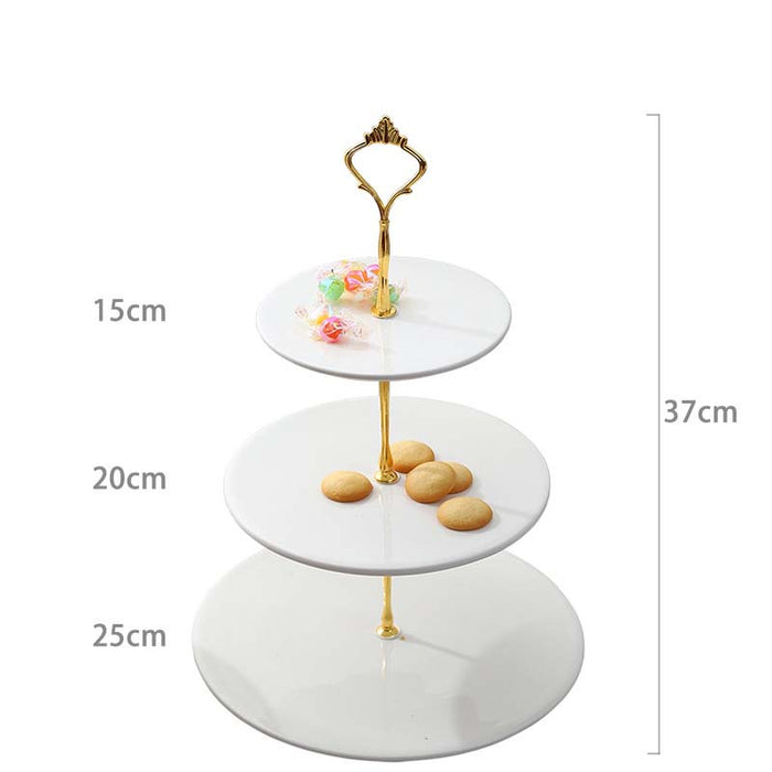 Vassoio per torta con decorazione per espositore da tavolo da dessert