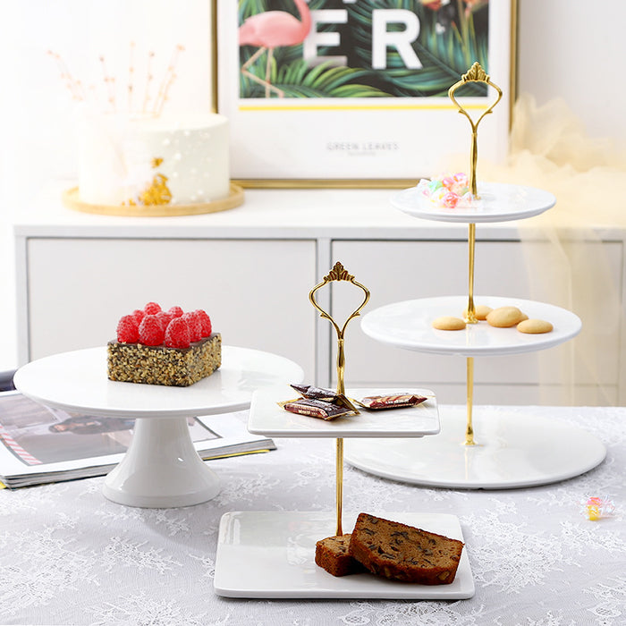 Vassoio per torta con decorazione per espositore da tavolo da dessert