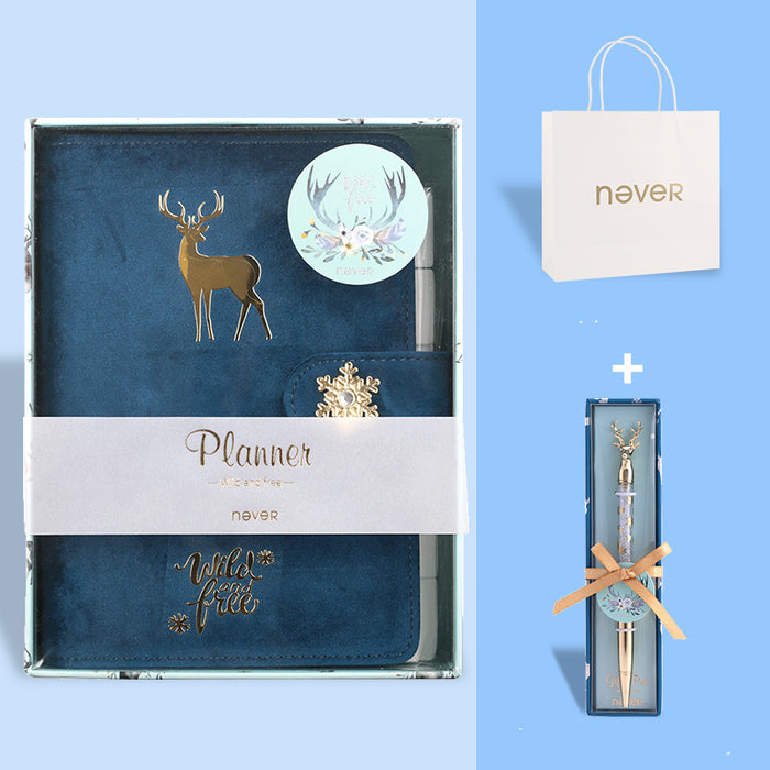 Never Mermaid Handbook A6 Loose-Leaf Notebook Detachable Loose-Leaf Notebook Book Refill Handbook Around Cute Girl Heart College Student Birthday Gift Girl