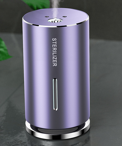 Pequeño portátil silencioso hogar cocina coche purificador de aire Alcohol Spray esterilizador de inducción
