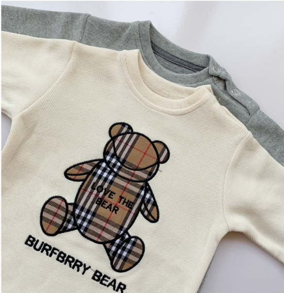 Barboteuse pour bébés garçons, barboteuse à la mode, vêtements pour enfants en bas âge, barboteuse pour filles, combinaisons à carreaux pour enfants, ours