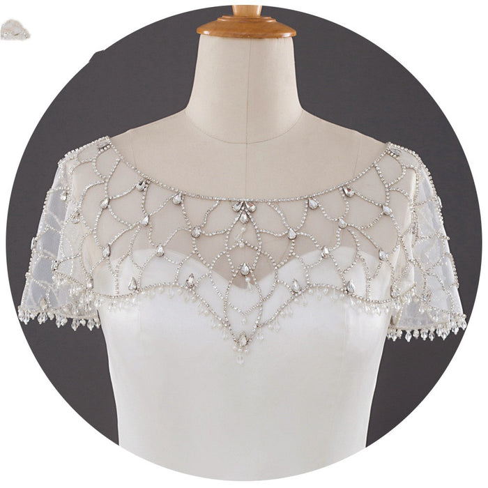 Tulle Rhinestone Shawl