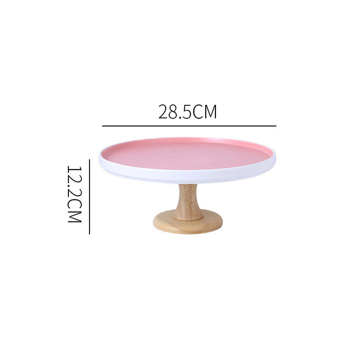 Set di espositori per decorazioni da tavola per dessert con vassoio per torte