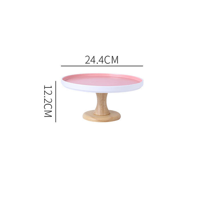 Set di espositori per decorazioni da tavola per dessert con vassoio per torte