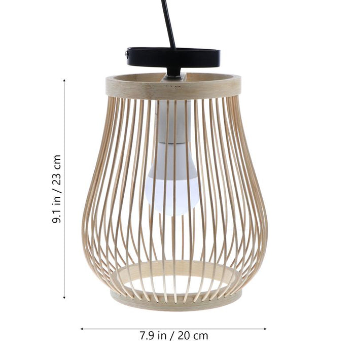 Bamboo Chandelier Personality Japanese Style Zen Bamboo Art Lantern