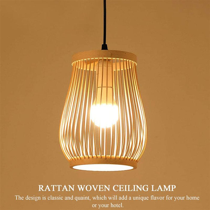 Bamboo Chandelier Personality Japanese Style Zen Bamboo Art Lantern