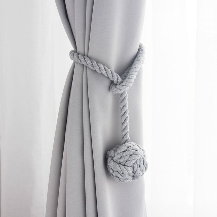 Simple European Style Curtain Straps, Multi-Color Curtains, Tassels, Cotton Rope Straps