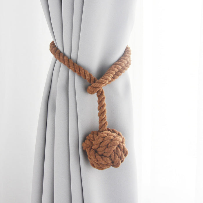 Simple European Style Curtain Straps, Multi-Color Curtains, Tassels, Cotton Rope Straps