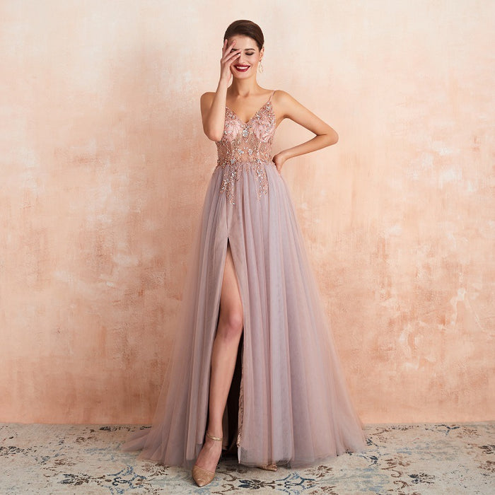 Annual Meeting Evening Dress Winter New Fashion Host Dress