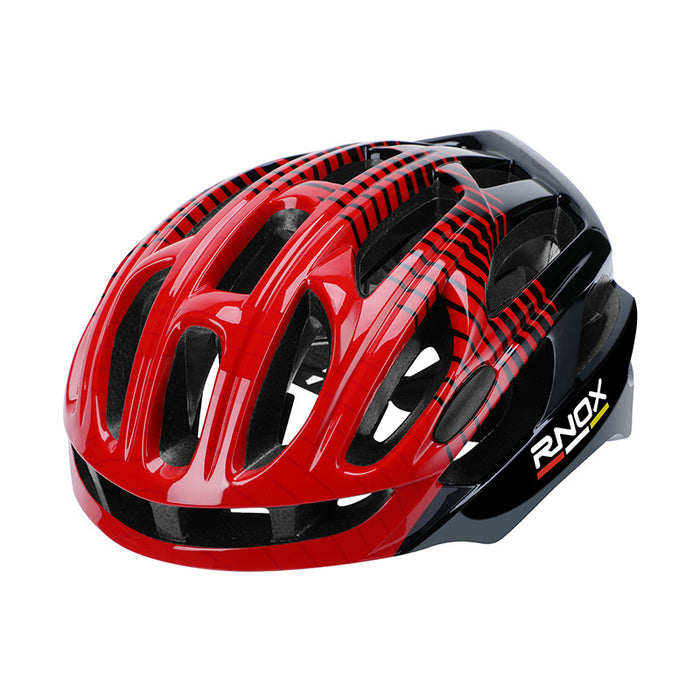 Striped Motorcycle Paint Electric Bike Helmet