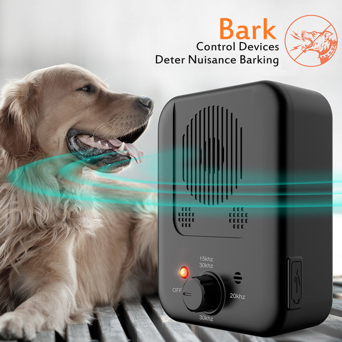 Dispositif Anti-aboiement pour animaux de compagnie, colliers Anti-aboiement ultrasoniques pour chiens de compagnie, répulsif pour chiens d'extérieur, arrêt sans aboiement, dispositif d'entraînement, fournitures
