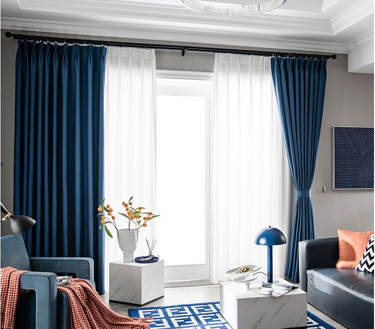 Engrossar sombreamento profissional absorvente de som super-forte cortina à prova de som para quarto