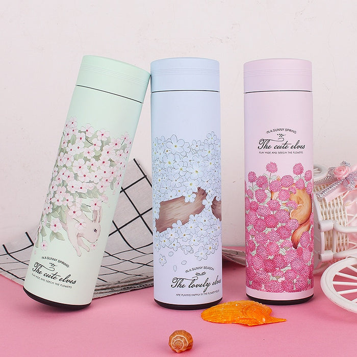 portable stainless steel thermos mug