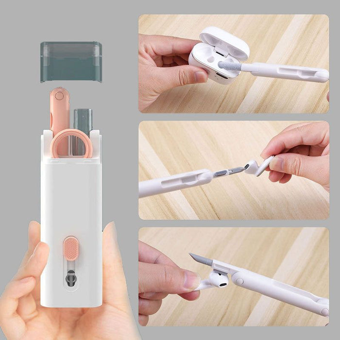 Multifunktionales Bluetooth-Headset-Reinigungsstift-Set, Tastaturreiniger, Reinigungswerkzeuge