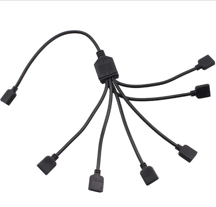 Automobile e moto modificata universale per sei luci telecomando a LED Luci atmosfera RGB luci decorative luci atmosfera decorazione auto