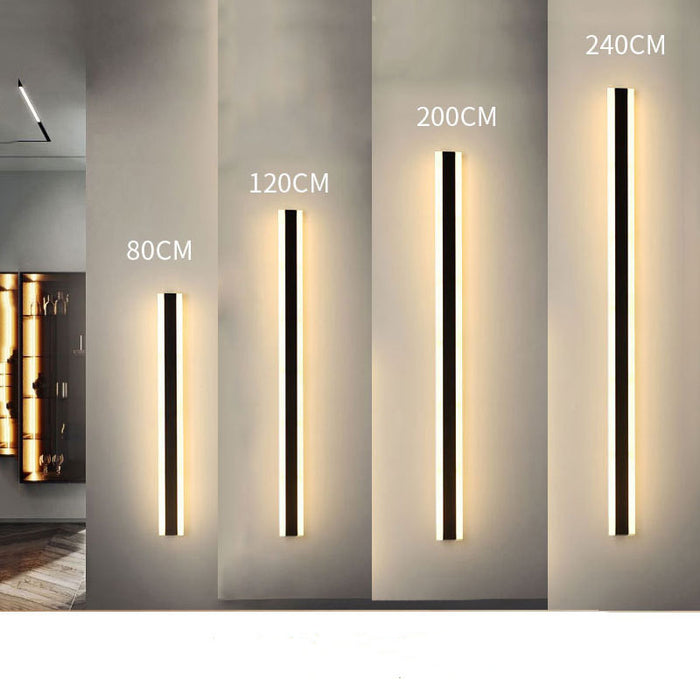 Candeeiro de parede LED longo minimalista