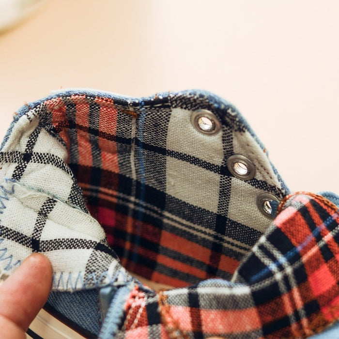Chaussures de Sport décontractées pour enfants, baskets en Denim respirantes, en toile, bottes pour bébés, Expert Skill, automne 2021