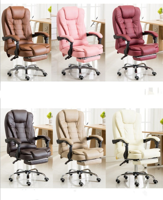 Sedia da ufficio reclinabile sollevabile sedia ergonomica girevole sedia per computer domestico sedia semplice