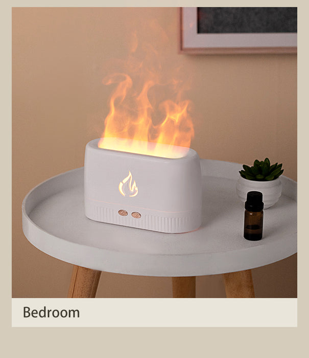 Prix ​​usine humidificateur de flamme diffuseurs d'arôme Machine maison chambre silencieux huile essentielle flamme arôme diffuseur