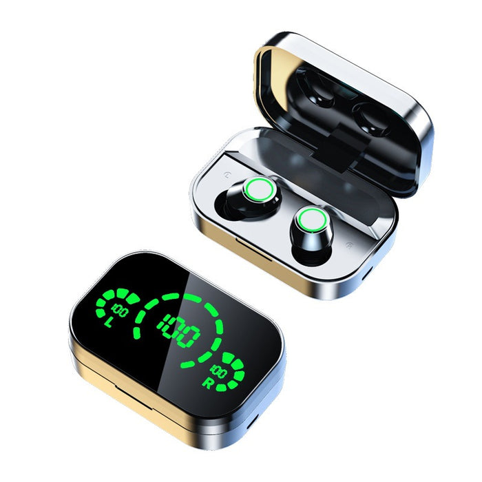 YD03 Auricolare Bluetooth wireless TWS Display digitale intelligente a grande schermo nella luce respiratoria dell'orecchio