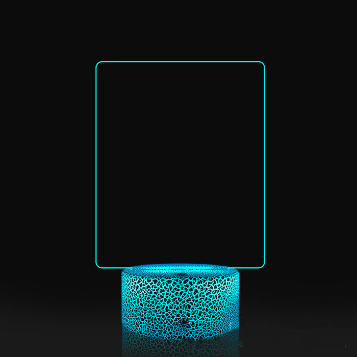 Luce LED per bacheca per messaggi in acrilico 3D