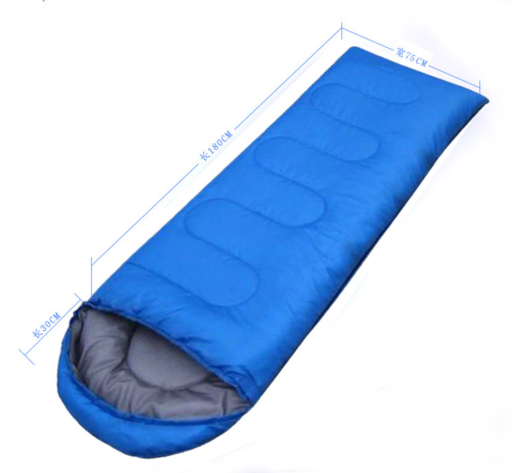 Sac de couchage de Camping en plein air pour adultes, léger et Portable, imperméable, voyage, randonnée, avec bonnet