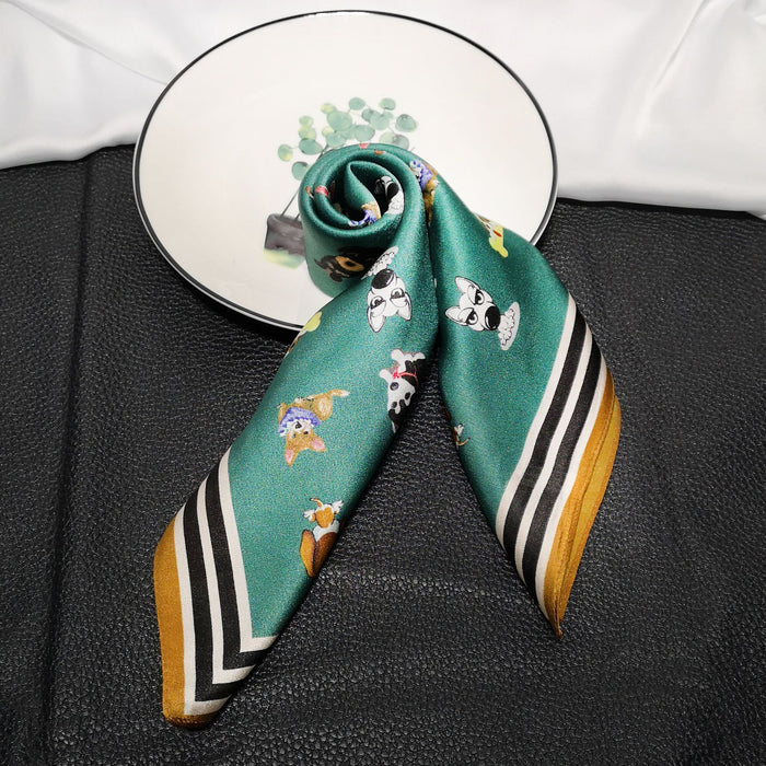 Seidenschal Halstuch Bandana Schal für Frauen