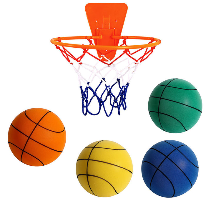 Silent Basketball - High Density Foam Sports Ball Indoor Mute Basketball Soft Elastic Ball Kinder Sport Spielzeug