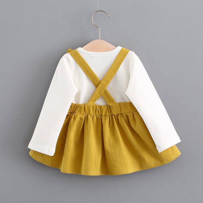 Girls Cute Rabbit Dress Baby Princess Dress
