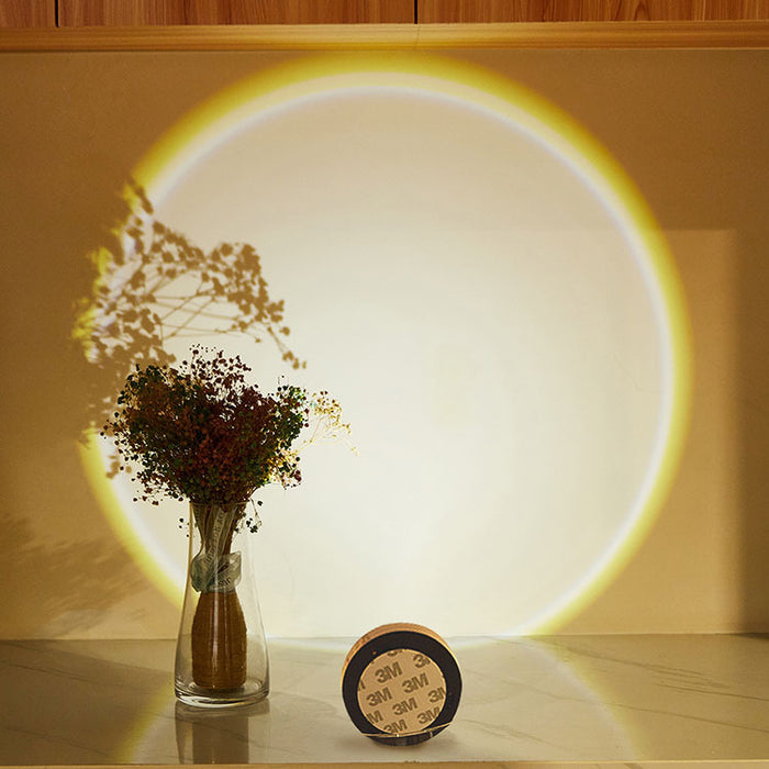 Luci a LED Armadio senza fili Luci da cucina Sotto i mobili Alimentato a batteria Luce notturna al tramonto Lampada da parete Decorazione camera da letto Armadietto