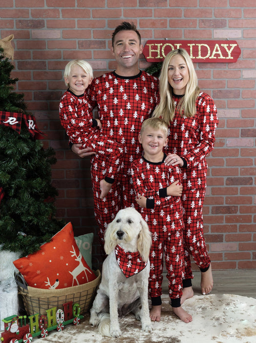 Abbigliamento genitore-figlio Confezione famiglia Abiti natalizi Pigiami stile europeo e americano Abbigliamento per la casa