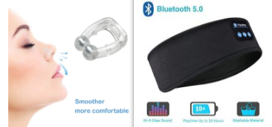 Kabellose Bluetooth-Kopfhörer zum Schlafen, Kopfband, dünn, weich, elastisch, bequem