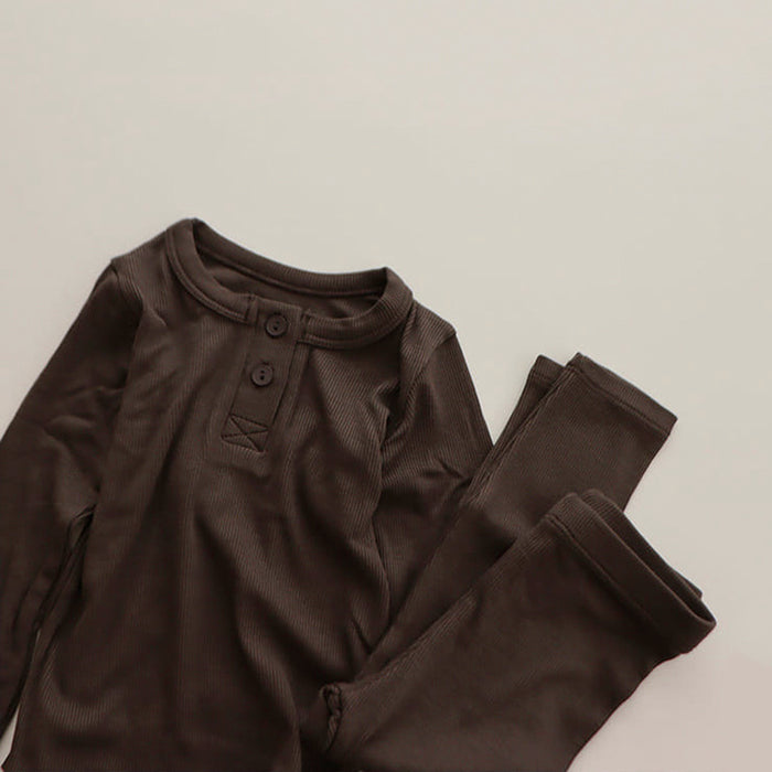 Bébé enfants pyjamas ensembles fille garçon vêtements de nuit costume automne enfants