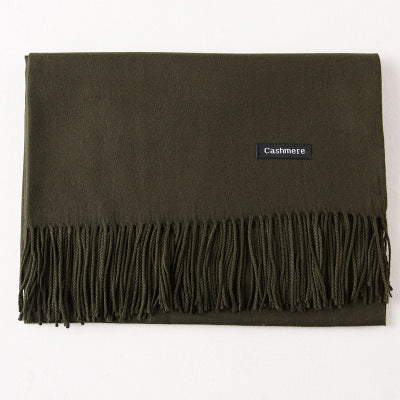 Neue Damen Winter-Schal Monochrome Kaschmir Vielfalt Warm Klassische Schal