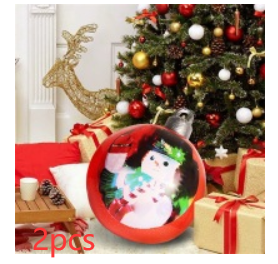 Weihnachten Ornament Ball Outdoor PVC 60CM aufblasbare dekoriert Ball PVC Giant große Kugeln Weihnachtsbaum Dekorationen Spielzeug Ball