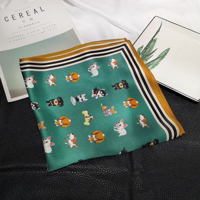Seidenschal Halstuch Bandana Schal für Frauen