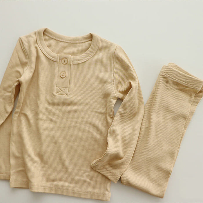 Bébé enfants pyjamas ensembles fille garçon vêtements de nuit costume automne enfants